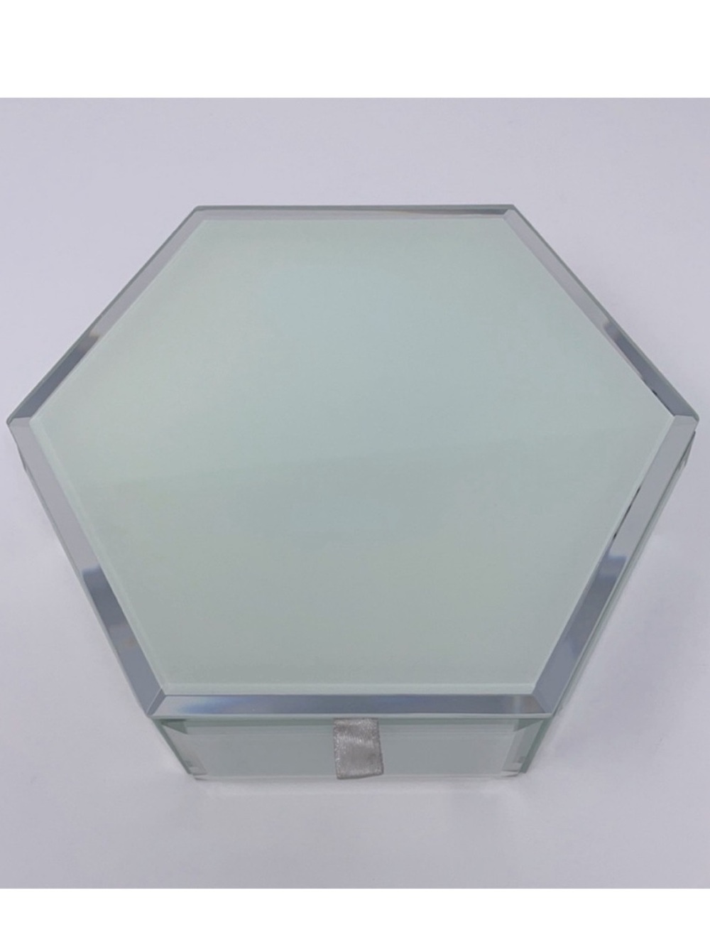 Swing Design Mia Glass Hexagonal Jewelry Storage Decor Box